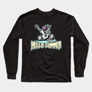 Skull Surfer Long Sleeve T-Shirt